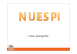 apresentação NUESPI