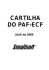 Cartilha PAF - ECF