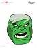 Máscara do Hulk