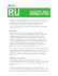 RU Newsletter - August 2014