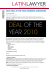 2010 deal of the year winners announced