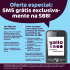 Oferta especial: SMS grátis exclusiva- mente na SBB!
