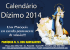 calendário 2014 - Diocese Toledo