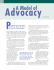 A Model of Advocacy