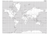 Weltkarte mit Längen- und Breitengrad