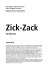 Zick-Zack Ein Musical Vorbemerkung - tt