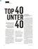 Top 40 unter 40 - Universität Bayreuth