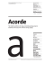 Acorde - Willerstorfer Font Foundry