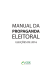 Manual da Propaganda Eleitoral - Assembléia Legislativa do Ceará