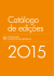Catálogo de Edições 2015 - Fundação Calouste Gulbenkian