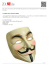 Vendetta Guy Fawkes Maske